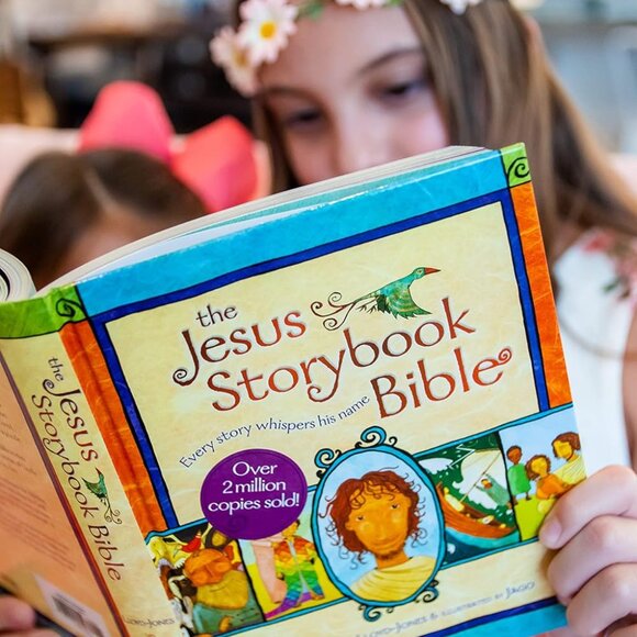 Jesus Storybook Bible: Every Story Whispers His Name Hardcover Children's Book - Picture 1 of 10